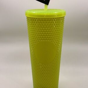 Starbucks Venti 24oz Tumbler Lemongrass Studded, Glow in the Dark